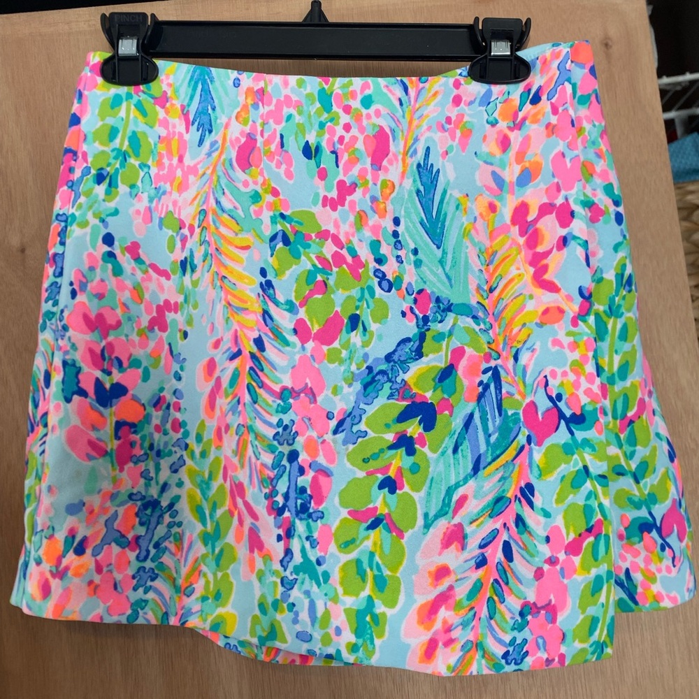 EUC Lilly Pulitzer Multicolor Floral Skort